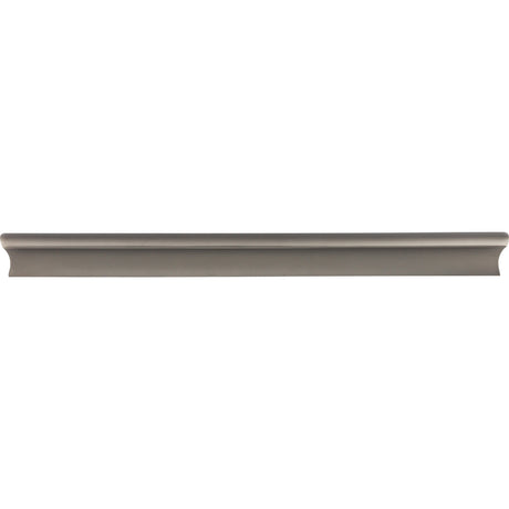 Top Knobs TK557AG Glacier 9 15/16" Center to Center Finger Pull Ash Gray