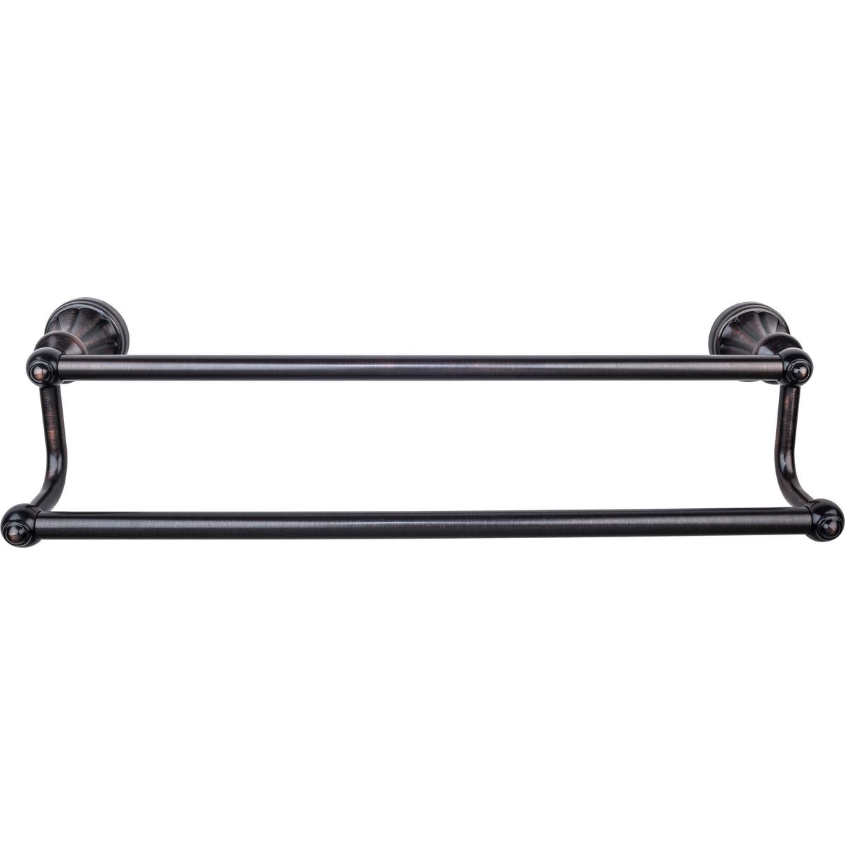Top Knobs HUD11TB TOP BATH (R) Hudson Bath Double 32 1/4" Wall Mounted Towel Bar Tuscan Bronze