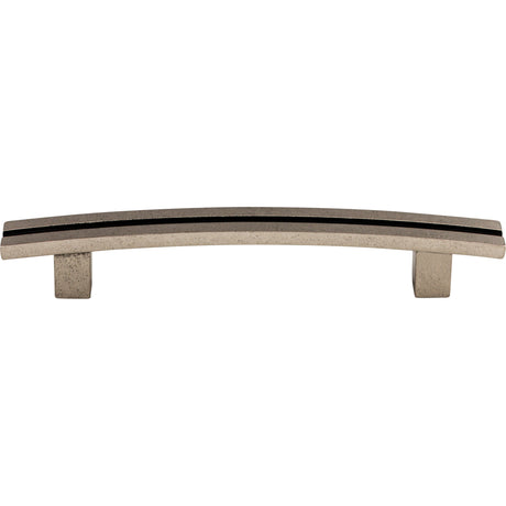 Top Knobs TK81PTA Inset Rail 5" Center to Center Bar Pull Pewter Antique