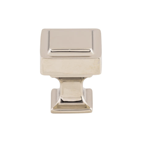 Top Knobs TK700PN Ascendra 1" Length Square Knob Polished Nickel