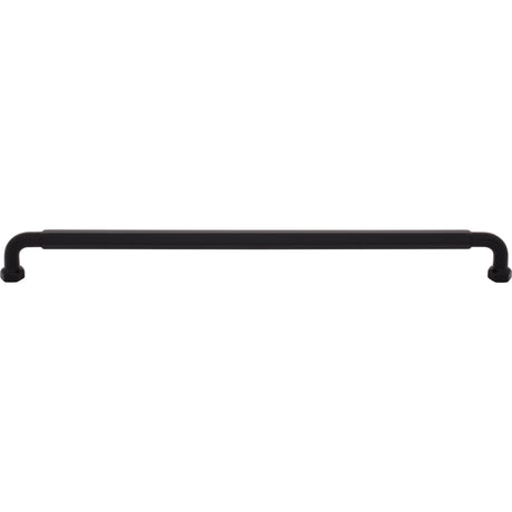 Top Knobs TK3206BLK Dustin 12" Center to Center Bar Pull Flat Black
