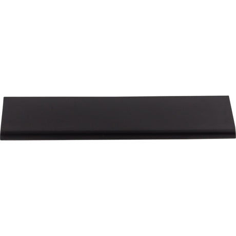 Top Knobs TK503BLK Europa 5" Center to Center Finger Pull Flat Black