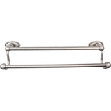 Top Knobs ED7APC TOP BATH (R) Edwardian Bath Double 20 1/2" Wall Mounted Towel Bar Antique Pewter