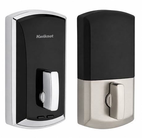 Kwikset 1000-2615.FD.4L.STRKP.KS 20 Min UL Unite Electronic Smart MF Deadbolt Bright Chrome / Satin Nickel