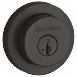 Kwikset 158RDT-11PS.STRKP Milan Round Rose Single Cylinder Deadbolt SmartKey Venetian Bronze