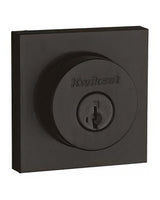 Kwikset 158SQT-11PS.STRKP Halifax Square Rose Single Cylinder Deadbolt SmartKey Venetian Bronze