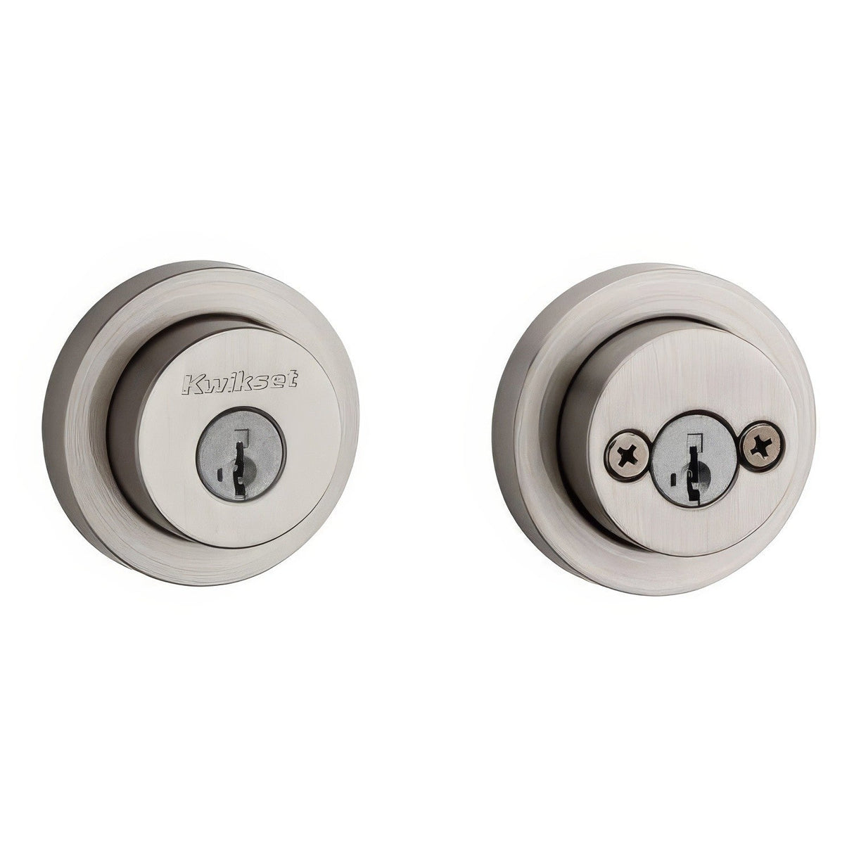 Kwikset 159RDT-15S.STRKP Halifax Double Cylinder Deadbolt Satin Nickel
