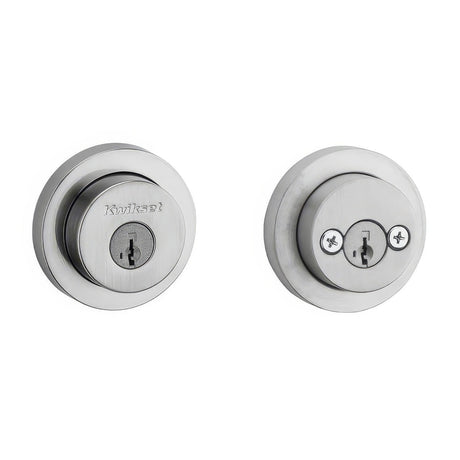 Kwikset 159RDT-26DS.STRKP Halifax Double Cylinder Deadbolt Satin Chrome