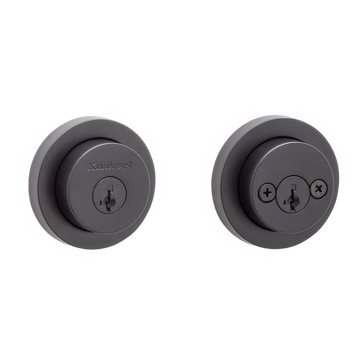 Kwikset 159RDT-514S.STRKP Halifax Double Cylinder Deadbolt Matte Black