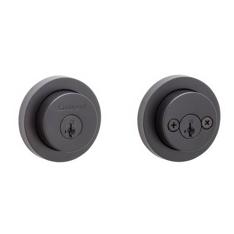 Kwikset 159RDT-514S.STRKP Halifax Double Cylinder Deadbolt Matte Black