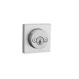 Kwikset 159SQT-26DS.STRKP Halifax Square Rose Double Cylinder Deadbolt SmartKey Satin Chrome