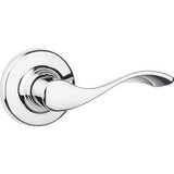 Kwikset 200BL-26 Balboa Reversible Passage Door Lever Bright Chrome