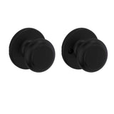 Kwikset 200CV-514 Cove Passage Door Knob Matte Black