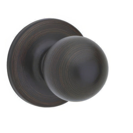 Kwikset 200P-11P Polo Knob Passage Door Lock and RCS Strike Venetian Bronze