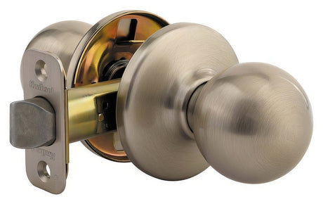 Kwikset 200P-514 Polo Knob Passage Door Lock in Satin Chrome