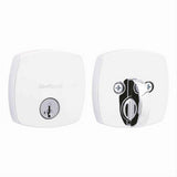 Kwikset 258MDT-26S.STRKP Midtown Contemporary Low Profile Single Cylinder SmartKey Deadbolt Bright Chrome