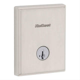 Kwikset 258TRCT-15S.STRKP Crosstown Low Profile Single Cylinder SmartKey Deadbolt Satin Nickel