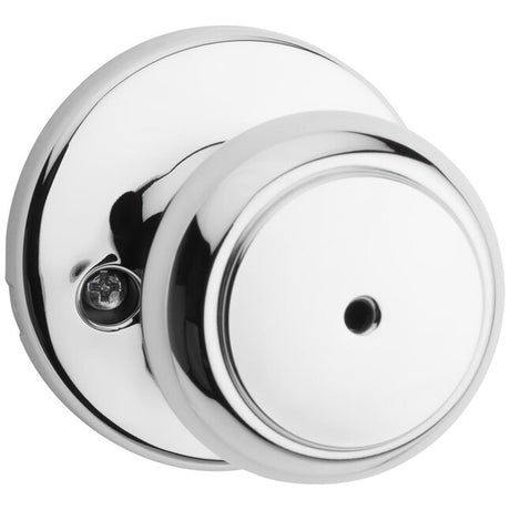 Kwikset 300CV-26V1 Cove Privacy Door Knob - Polished Chrome