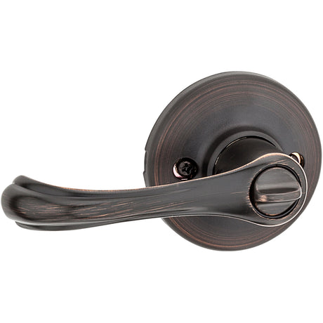 Kwikset 300DNL-11P Dorian Privacy Door Lever - Venetian Bronze