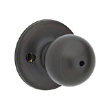 Kwikset 300P-11P Polo Knob Privacy Door Lock and RCS Strike Venetian Bronze