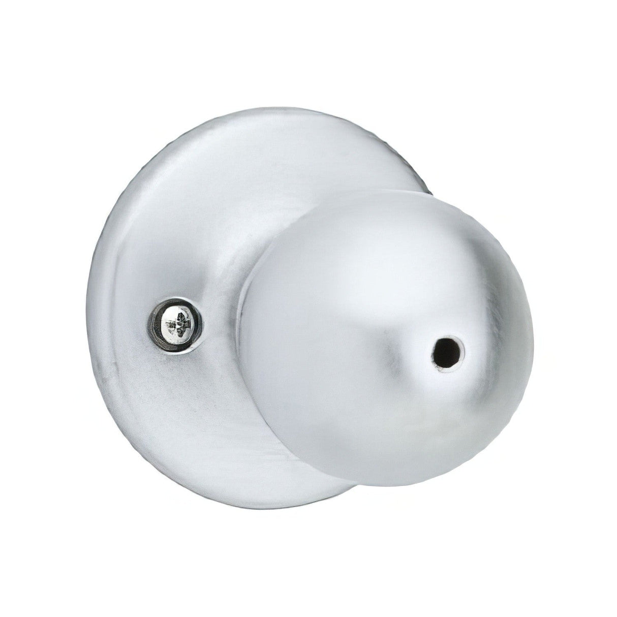 Kwikset 300P-26D Polo Knob Privacy Door Lock and RCS Strike Satin Chrome