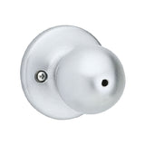 Kwikset 300P-26D Polo Knob Privacy Door Lock and RCS Strike Satin Chrome