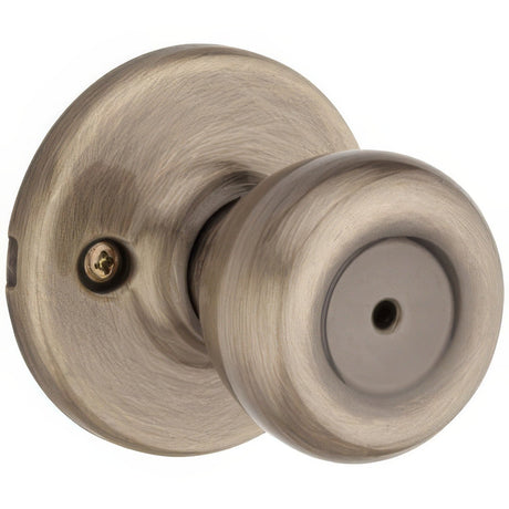 Kwikset 300T-5 antique brass privacy door knob