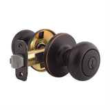 Kwikset 400CV-11P Cove Single Cylinder Keyed Entry Knob Venetian Bronze