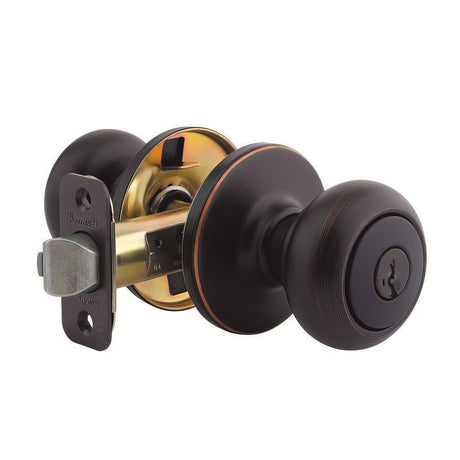 Kwikset 400CV-11PS Cove Single Cylinder Keyed Entry Knob Venetian Bronze