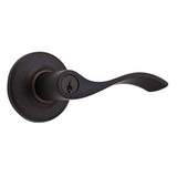 Kwikset 405BL-11PS Balboa Keyed Entry Lever - Venetian Bronze