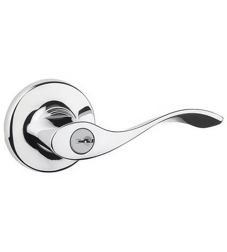 Kwikset 405BL-26S Balboa Keyed Entry Lever - Bright Chrome
