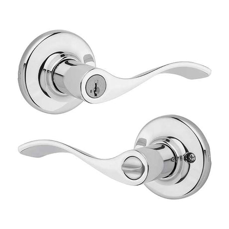 Kwikset 405BL-26V2 Balboa Keyed Entry Lever Polished Chrome