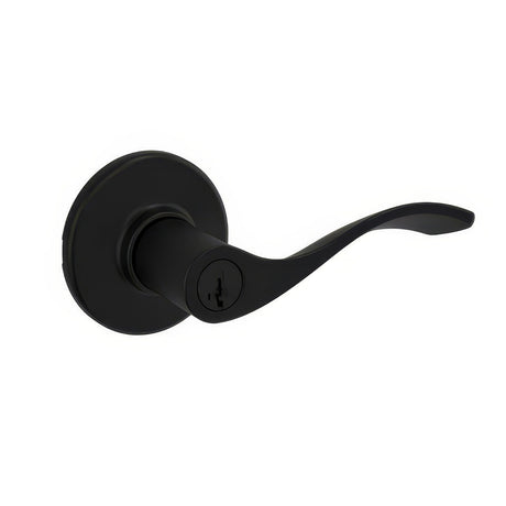 Kwikset 405BL-514S Balboa Keyed Entry Lever - Matte Black