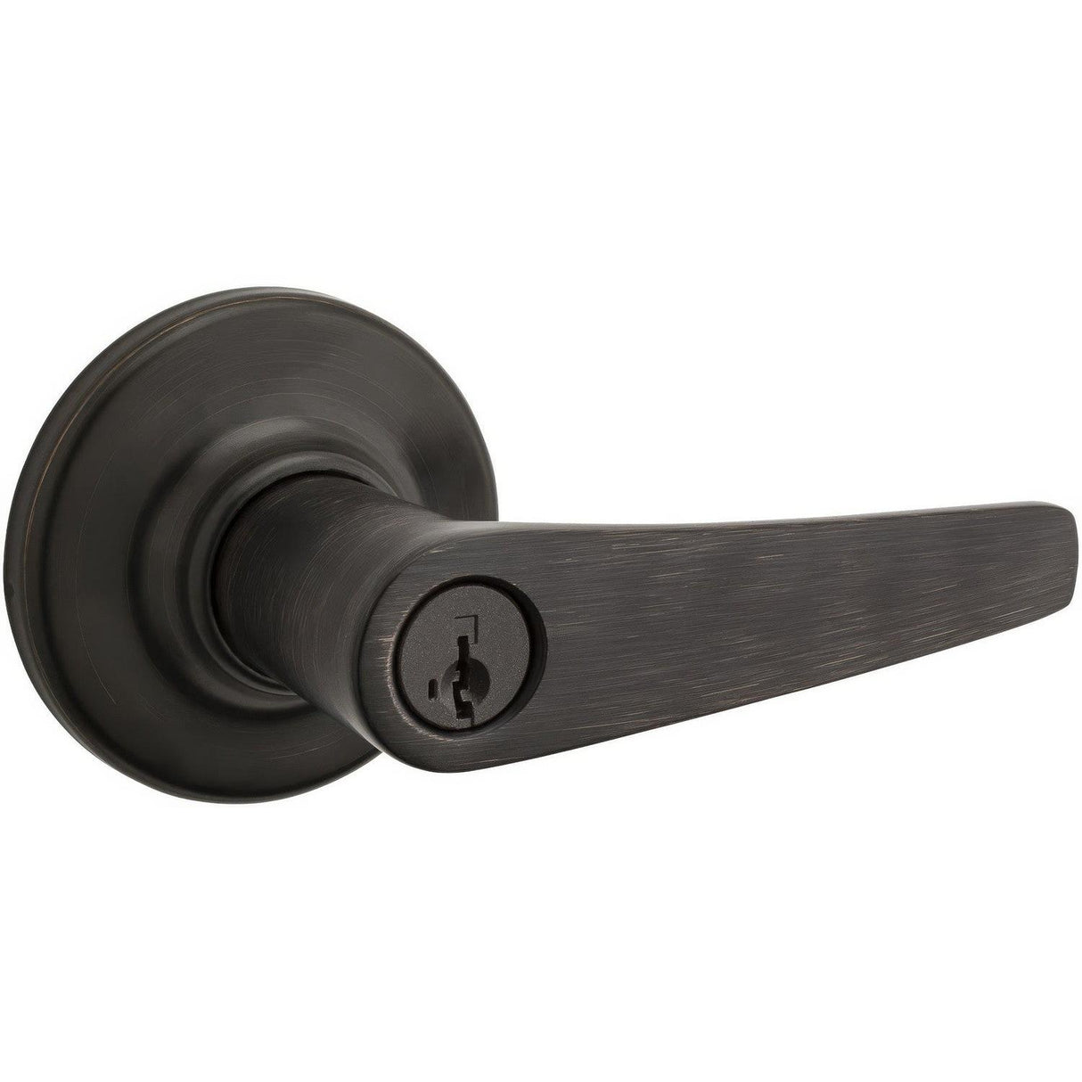Kwikset 405DL-11PS-S Delta Keyed Entry Lever Venetian Bronze