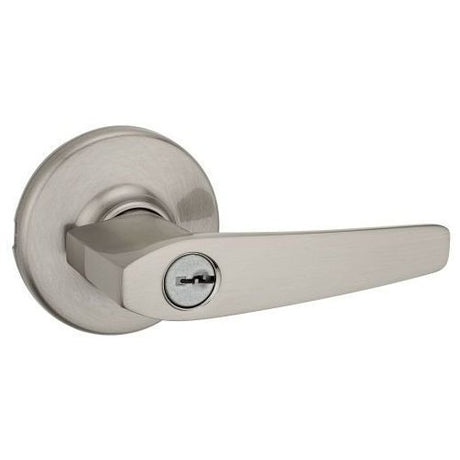 Kwikset 405DL-15 Delta Keyed Entry Lever - Satin Nickel