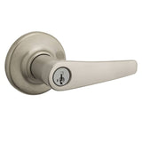 Kwikset 405DL-15S-S Delta Keyed Entry Lever Satin Nickel