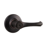 Kwikset 405DNL-11P Dorian Keyed Entry Lever - Venetian Bronze