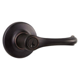Kwikset 405DNL-11PS-S Dorian Keyed Entry Lever Venetian Bronze