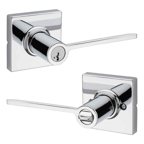 Kwikset 405LRLSQT Ladera Lever in Bright Chrome
