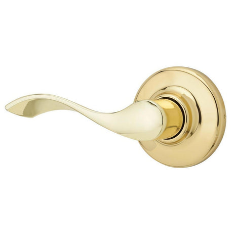 Kwikset 488BLLH-3 Left Handed Balboa Single Dummy Lever - Bright Brass