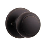 Kwikset 488CV-11P Cove Single Dummy Door Knob Venetian Bronze