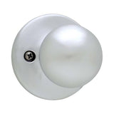 Kwikset 488P-26 Polo Knob Half Dummy Lock - Bright Chrome
