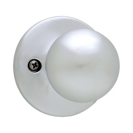 Kwikset 488P-26 Polo Knob Half Dummy Lock - Bright Chrome