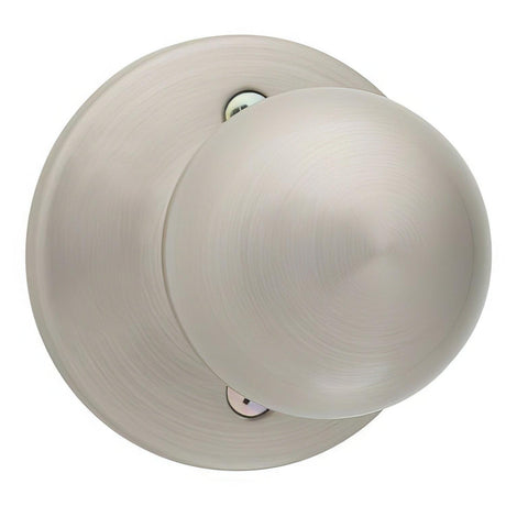 Kwikset 488P-26D Polo Knob Half Dummy Lock - Satin Chrome