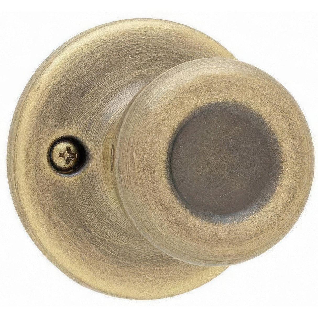 Kwikset 488T-5 Tylo Single Dummy Door Knob Antique Brass
