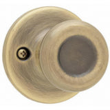 Kwikset 488T-5 Tylo Single Dummy Door Knob Antique Brass