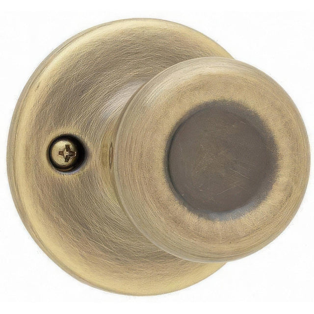 Kwikset 488T-5 Tylo Single Dummy Door Knob Antique Brass