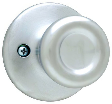 Kwikset 488T-26D satin chrome single dummy door knob