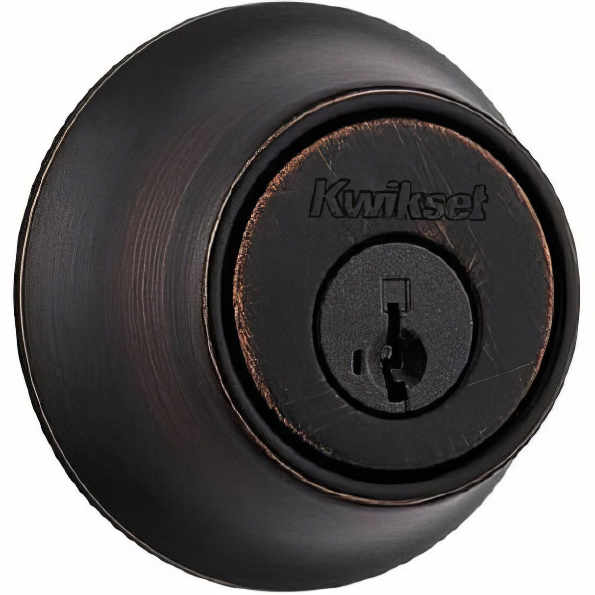 Kwikset 660-3.STRKP Single Cylinder Deadbolt with 6AL Latch and STRKP Strike Pack which includes Square Corner, Round Corner and 5303 Round Corner Full Lip Strikes K3 Bright Brass