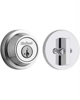 Kwikset 660RDT-26S.STRKP Single Cylinder Round Deadbolt SmartKey Bright Chrome